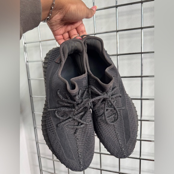 Adidas Yeezy Boost 350 V2 Static Black Non-Reflective Mens Size 11.5 - Picture 10 of 10